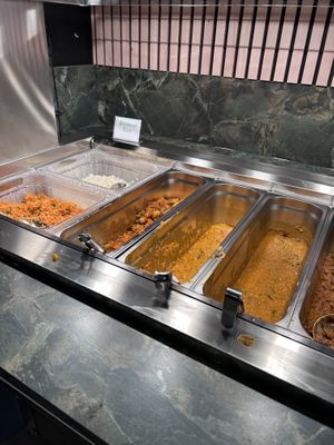 Nice buffet choices  at Pure Veg India in Brussels