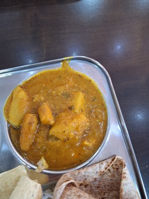 Curry at Pure Veg India in Brussels