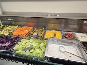 Buffet at Pure Veg India in Brussels