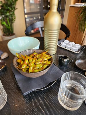 Spicy edamame at Nami Sushi Restaurant in Opatija