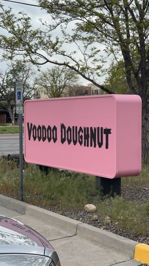   at Voodoo Doughnut - Arapahoe Ave in Boulder