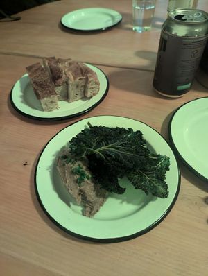 Paté con focaccia at Funga in Buenos Aires