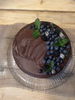 Schokokuchen!  at Seenswert - Vegane Pension und Ferienwohnungen am Ammersee in Paehl