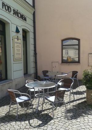 You can sit outside too at Etno in Frydek-mistek