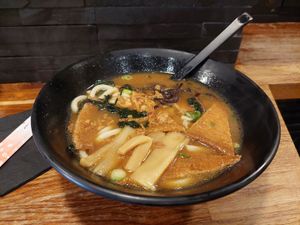 Vegetarian ramen suitable for vegans at Shogun Ramen (将軍ラーメン) in Brighton