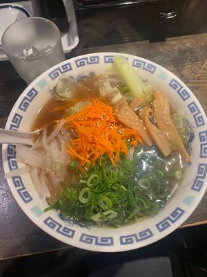 soy based ramen - option #1  at Kyoto Shoryu in Kyoto