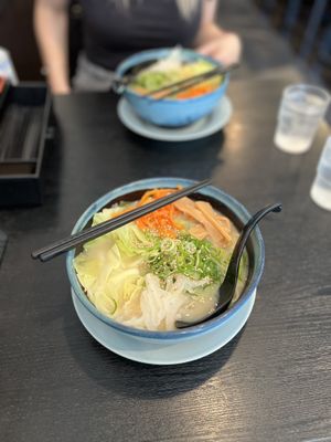 Vegan Miso Ramen (option #3)  at Kyoto Shoryu in Kyoto