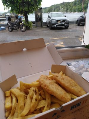 Vegan fish and chips at Hook'd in Isle Of Mull