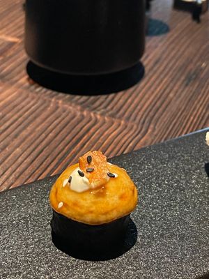 🌱Shogayaki Tofu
tofu. crispy ginger. vegan mayo. sesame seeds. ginger.  garlic
 at KUKI Vegan in Kuala Lumpur