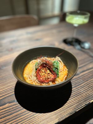 Miso ramen  at KUKI Vegan in Kuala Lumpur