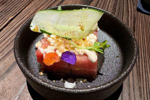 Watermelon saladd  at KUKI Vegan in Kuala Lumpur