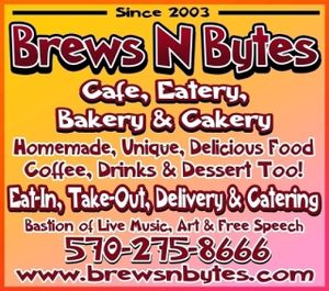 BNB Front Sign  at Brews N Bytes Internet Cafe and Eatery in Danville