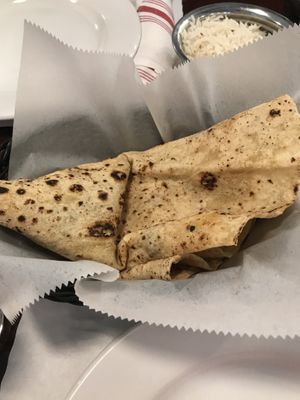 Roomali Roti  at Saffron Indian Cuisine in Cary