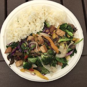 Great Hash, except for hidden bit of bacon at GoodLife Cafe and Bakery in Mendocino