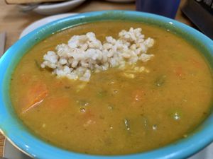 Pumpkin curry at GoodLife Cafe and Bakery in Mendocino