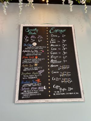 Menu  at Calypso Coffee Bar  in Apopka