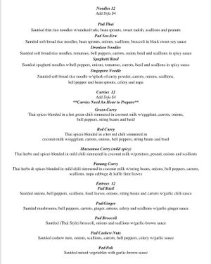 New vegan menu at Cravin Thai in Hamburg