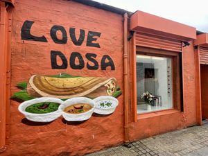 Outside   at Love Dosa in Inverness