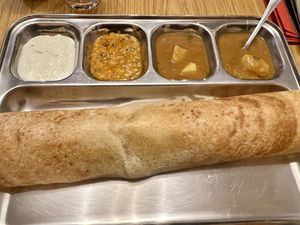 Masala dosa  #Veganuary at Love Dosa in Inverness