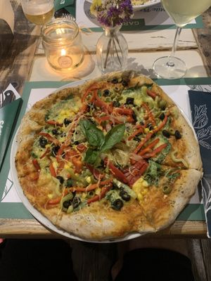 Chia Seeds Pizza  at Garden Pizza & Salad Bar in Novi Sad