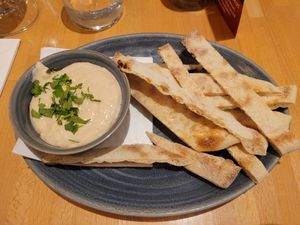 Italian Hummus at Prezzo  in Broughton