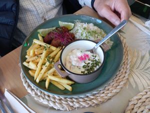 "Fish" fingers at Alma Veg  in Carcavelos