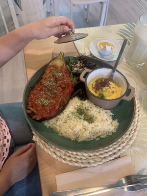 Beringela   at Alma Veg  in Carcavelos