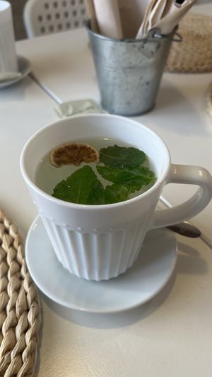 House made tea  at Alma Veg  in Carcavelos