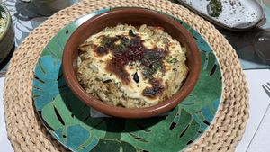 “Bacalhoada” Christmas special menu   at Alma Veg  in Carcavelos