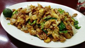 Vegetarian oyster  at Tian Ka Vegetarian in Malacca