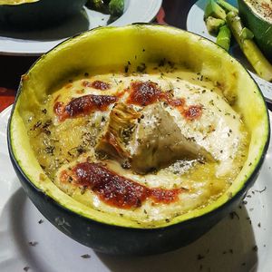 Delicious pumpkin💚 at Los Padmitos - San Marcos in Quito