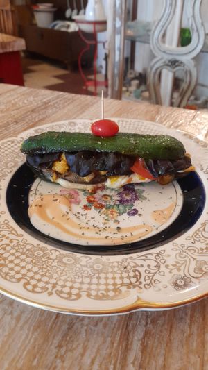 Gluten free- garden sandwich at Los Padmitos - San Marcos in Quito