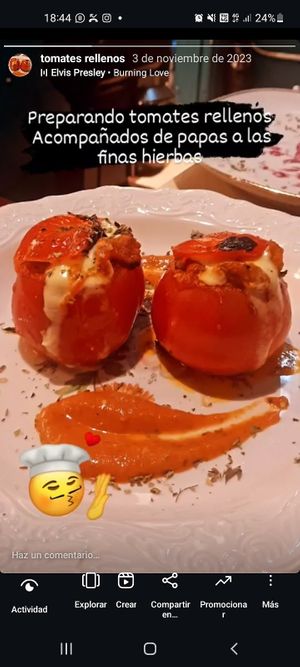 Tomates rellenos 😋 at Los Padmitos - San Marcos in Quito