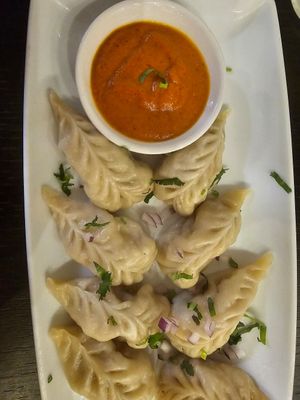 Vegan Momos at Aloo Tama Nepalese Restaurant  in South West London