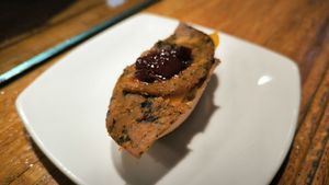 Tosta de tofu at Café Dublin in Vitoria Gasteiz