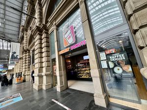 store front  at Dunkin' - Hauptbahnhof in Frankfurt