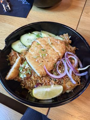 Kao pad crousty vege which came  at Pitaya in Andorra La Vella