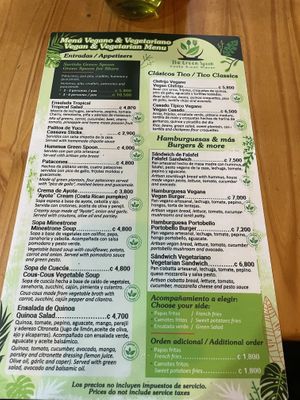   at The Green Spoon in La Fortuna