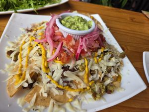 Nachos at The Green Spoon in La Fortuna
