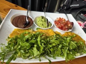 Patacones at The Green Spoon in La Fortuna