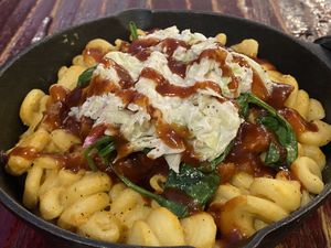 BBQ Chicken Mac  at UnBEETable  in Schenectady