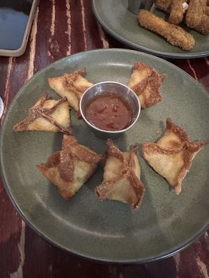 Crab rangoons   at UnBEETable  in Schenectady