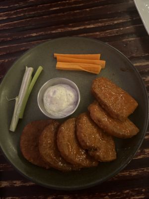 Seitan wings so good!  at UnBEETable  in Schenectady