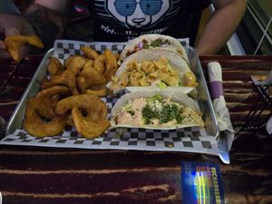 Tacos with side winders at UnBEETable  in Schenectady