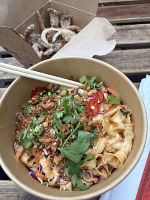 Peanut noodles  at Ho Lee Fook  in Glasgow