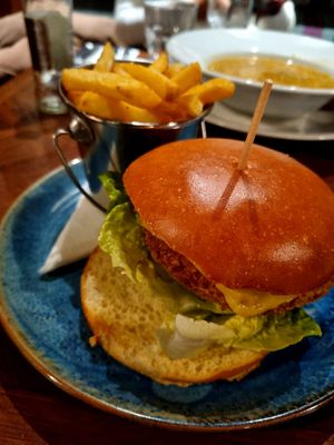 Vegan Burger at Òran Mór in Glasgow
