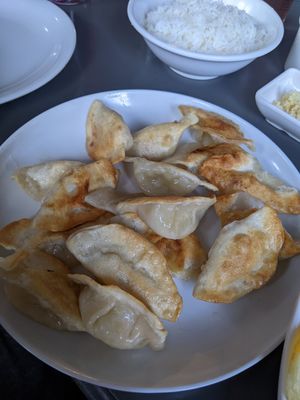 Fried Dumplings at Chop Chop at Luckies in Edinburgh
