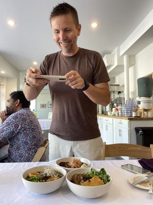 Too pretty not to photograph  at Cottage St Ramen in Bar Harbor