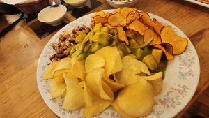 mango ceviche. excellent. yummy. at ALTRAMUZ - Sagarnaga in La Paz