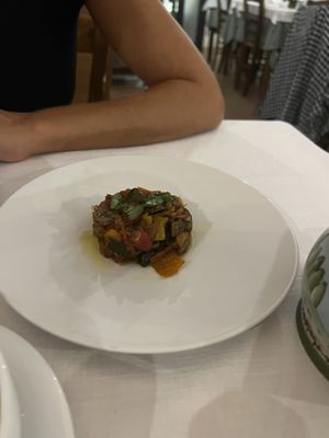 Caponata  at La Solita Zuppa in Chiusi